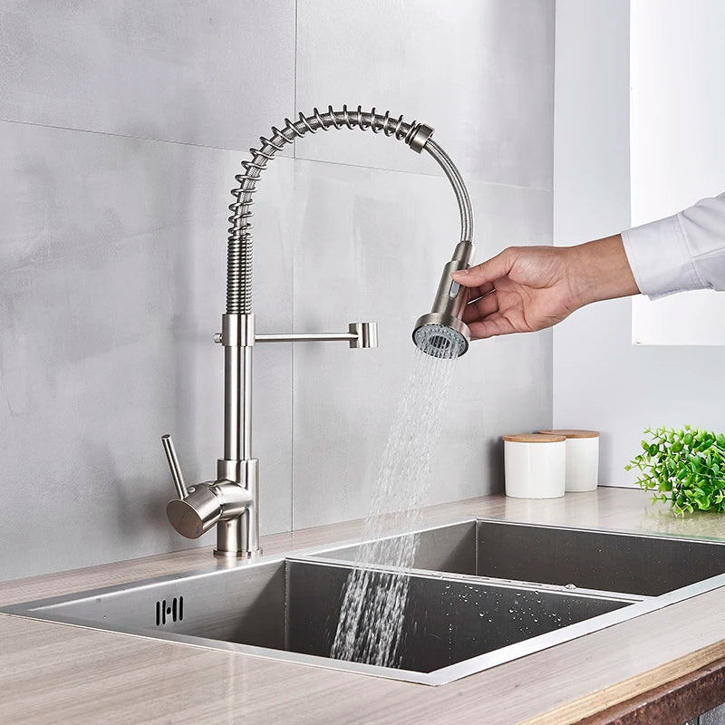Robinet de Cuisine Professionnel à Douchette Extractible