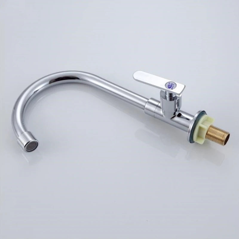 Robinet Mitigeur Moderne en Inox Finition Chrome Brillant