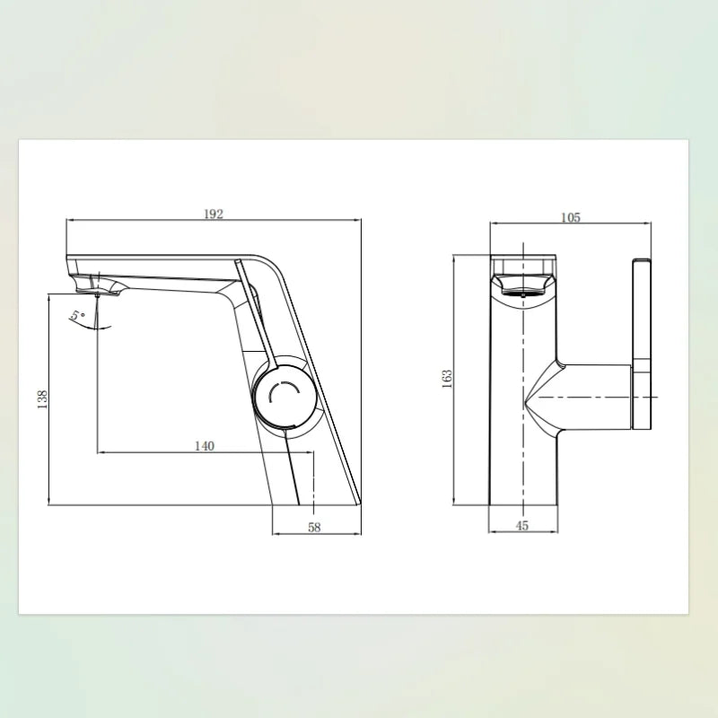 Robinet à LED avec affichage de température