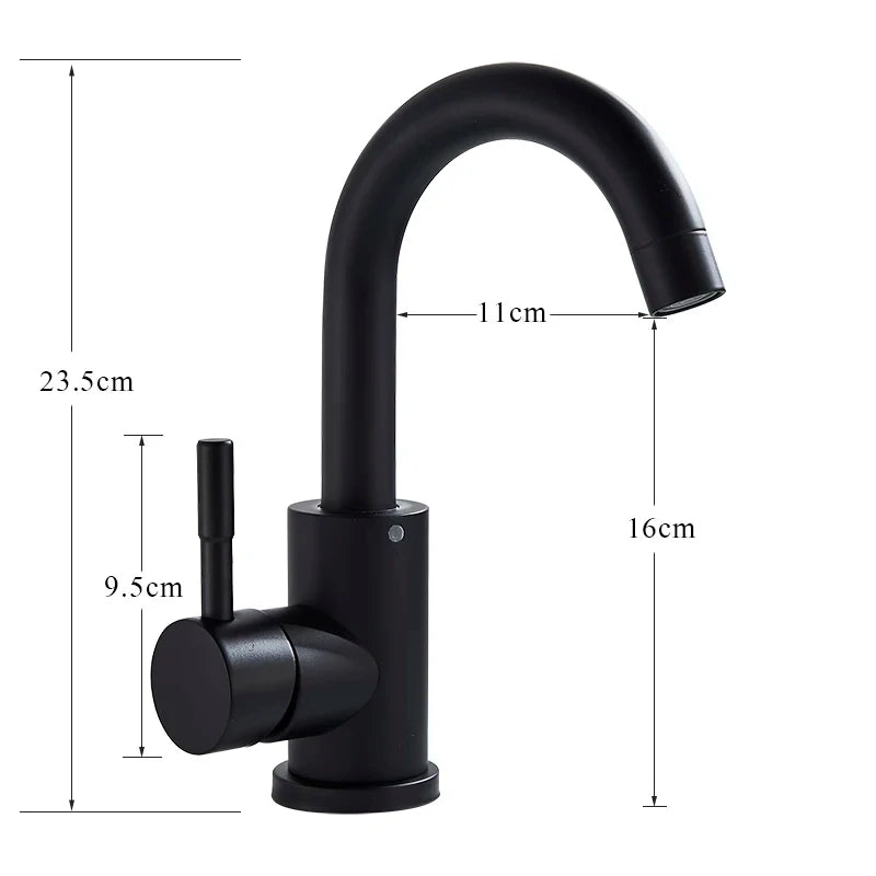 Robinet de Lavabo en Acier Inoxydable