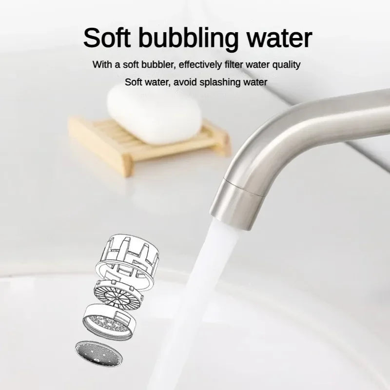 Robinet de Lavabo en Acier Inoxydable (Eau Froide Uniquement)