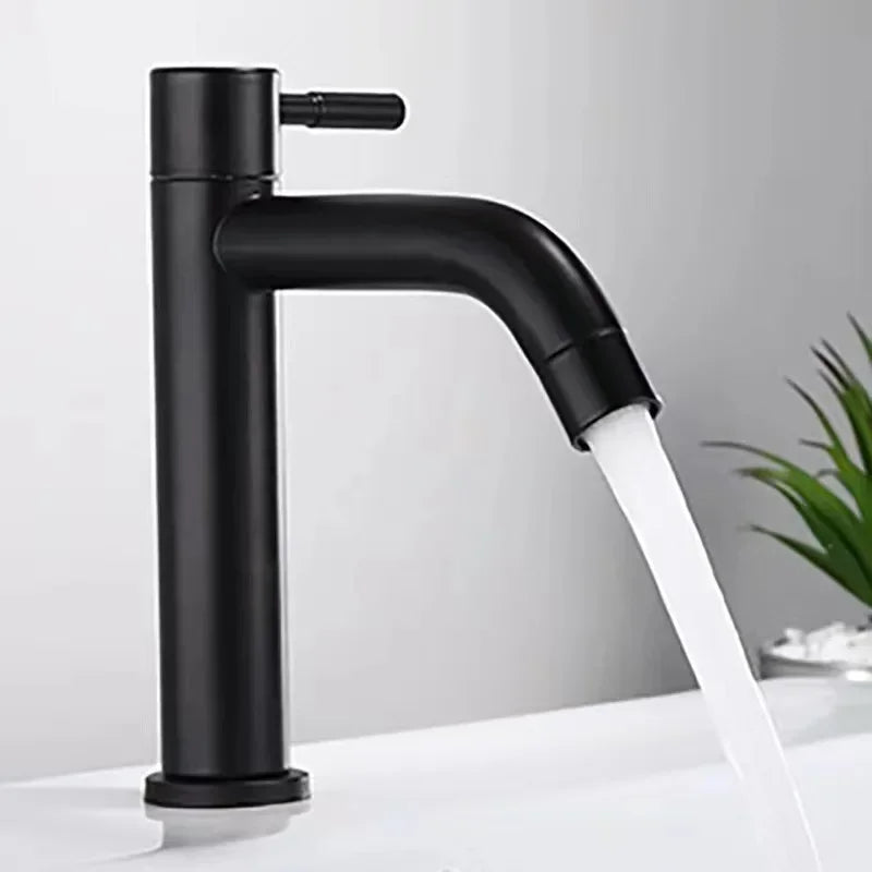 Robinet de Lavabo en Acier Inoxydable (Eau Froide Uniquement)