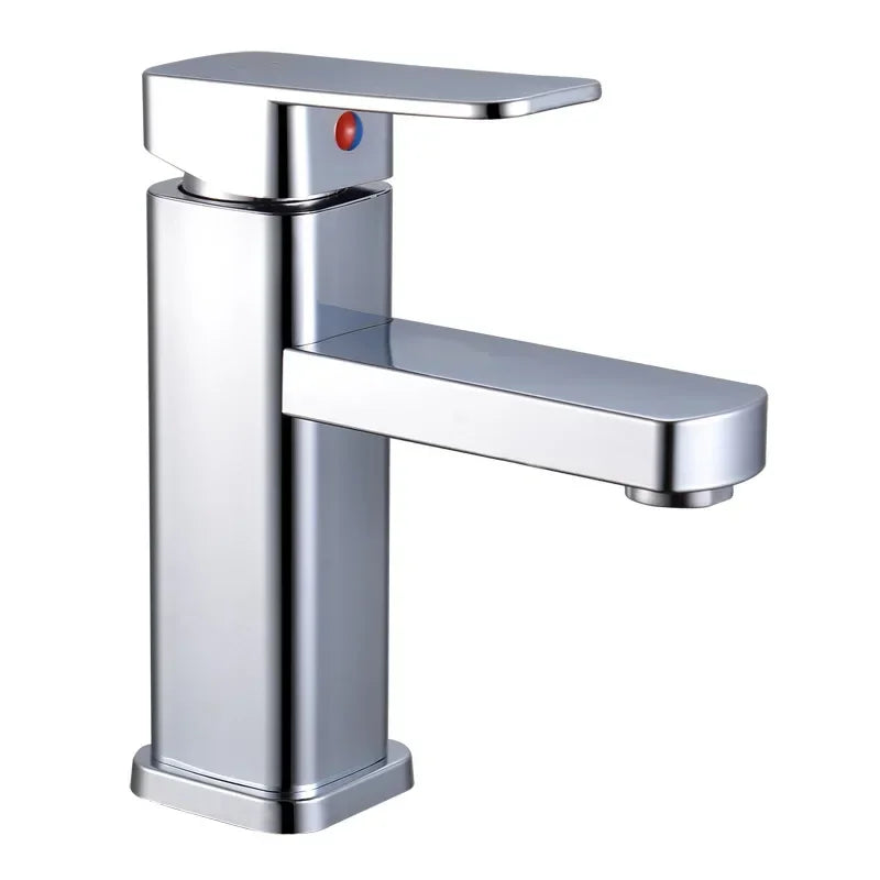 Robinet de Lavabo avec Mitigeur en Acier Inoxydable