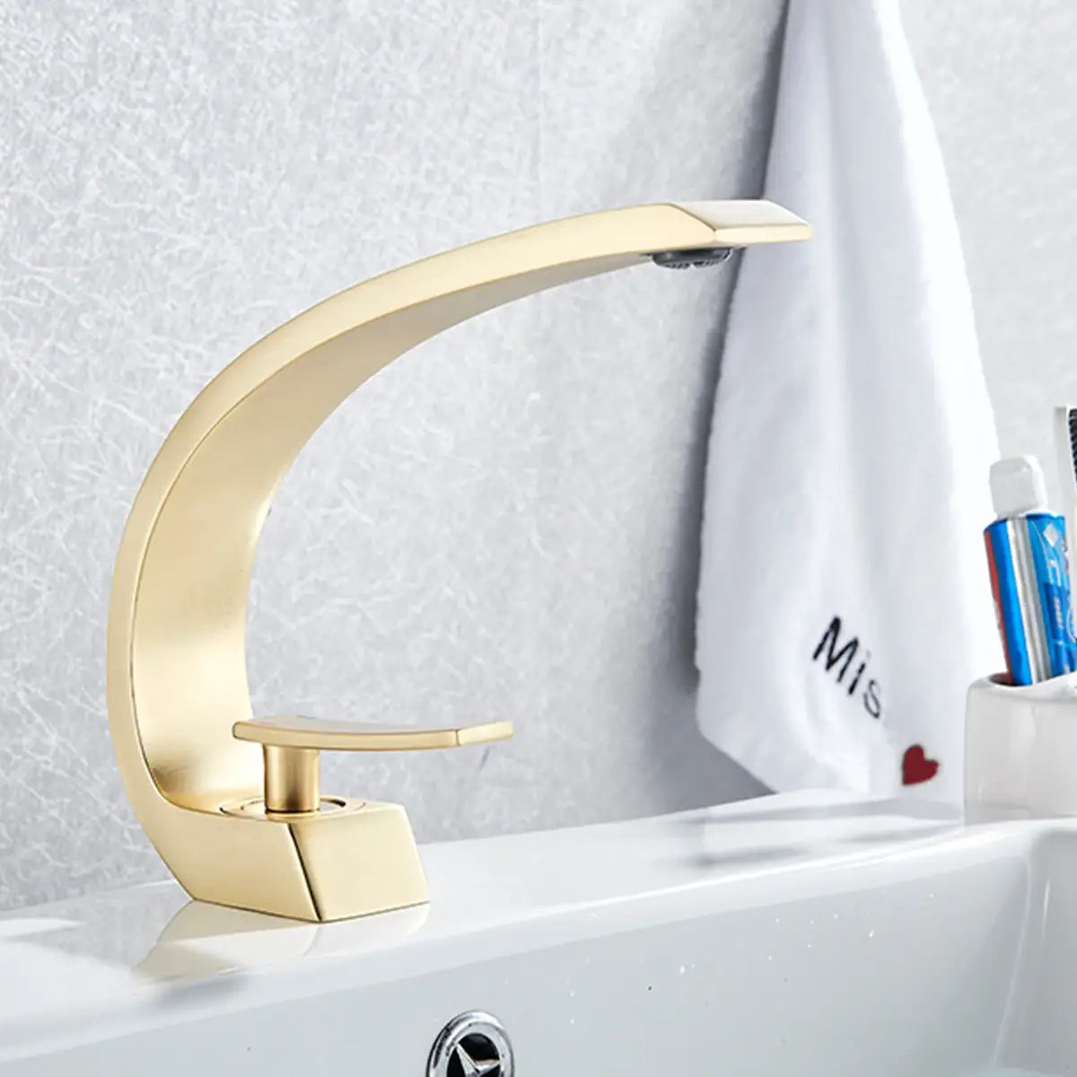 Mitigeur Lavabo en Acier Inoxydable
